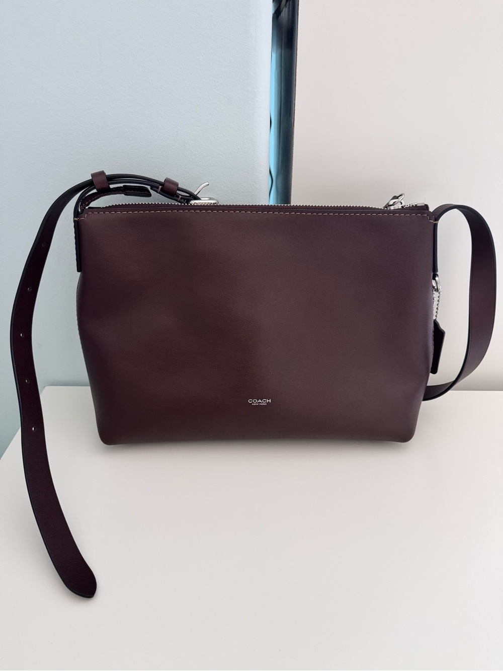 Coach Mott Messenger 33 Bag Maple Brown